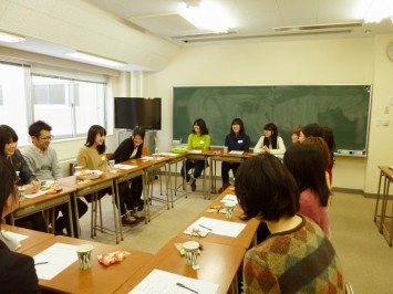 第1回　教育学部理系女子会（2014.02.17）の様子