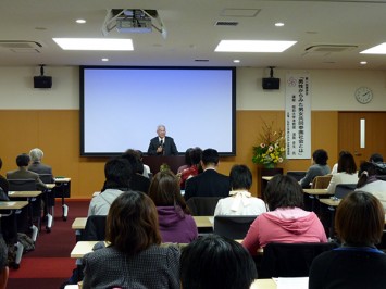 第一回弘前大学男女共同参画推進室講演会の様子