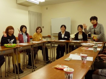 第1回　教育学部理系女子会（2014.02.17）の様子